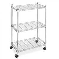 Stainless Steel Wire Shelving Rack Trolley - Application: Storage