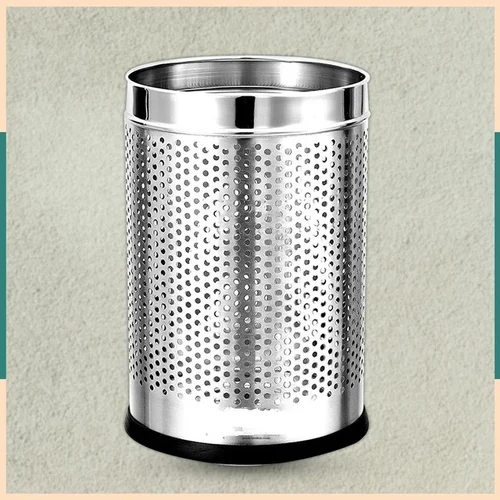 8x12 Inch SS Perforated Dustbin