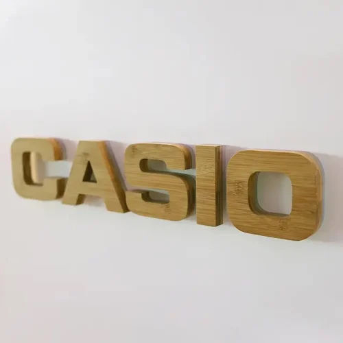 Golden Brass Signage Letter Casting