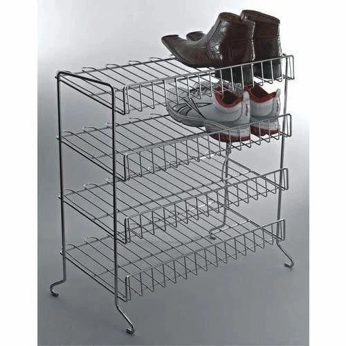 Stainless Steel Shoe Stand No Assembly Required