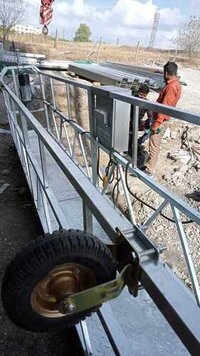 Corrosion Free Steel Suspended Platform - Color: Gray