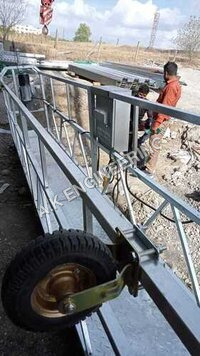 Corrosion Free Steel Suspended Platform - Color: Gray