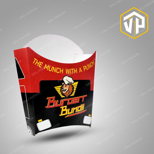 French Fries Packaging Box / French Fries Pouch / Customized Food Boxes