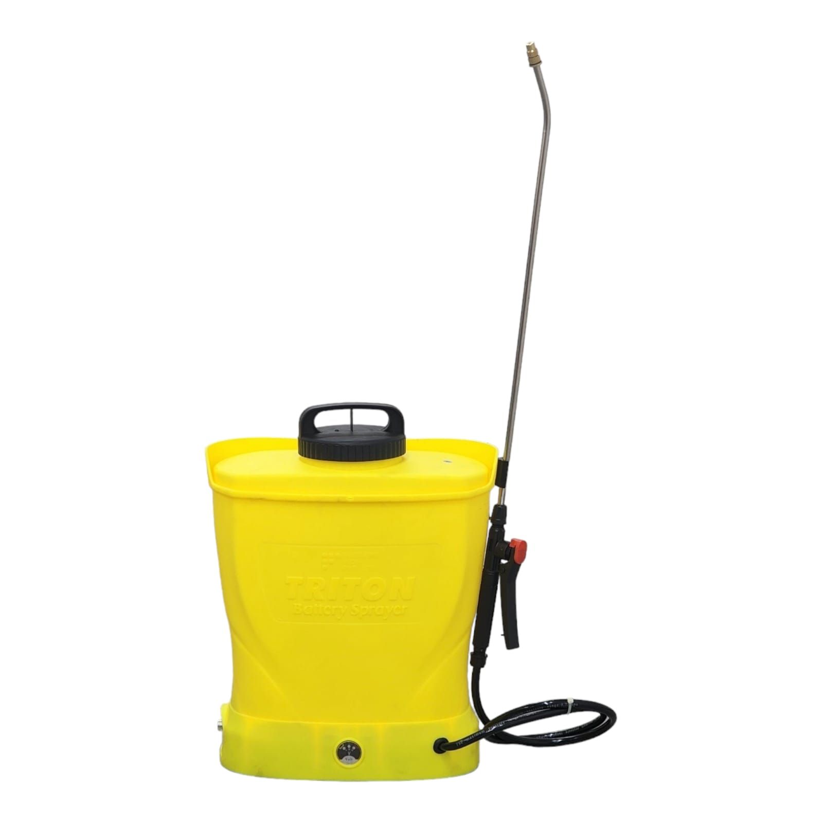 Yellow And Black 16 Ltr Heavy Duty Battery Sprayer With Led Bulb