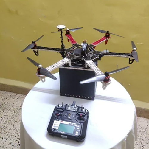 Hexacopter Drone Flying Camera