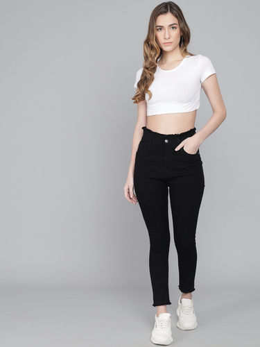 Mid Waist White Cotton Leggings, Casual Wear, Slim Fit at Rs 399 in  Coimbatore