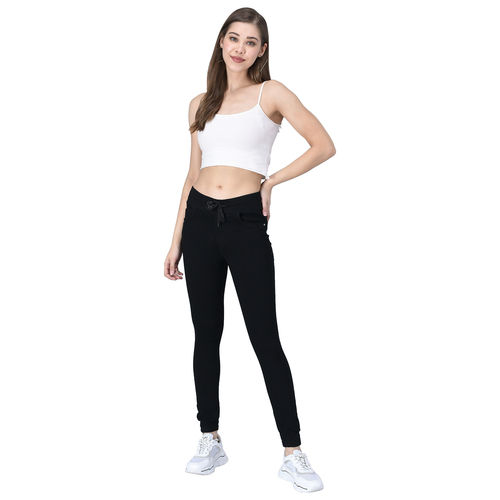 M MODDY 353Black Slim Fit Jogger Style Women Black Jeans