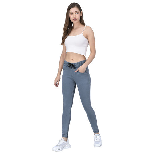 M MODDY 353Grey Slim Fit Jogger Style Women Grey Jeans