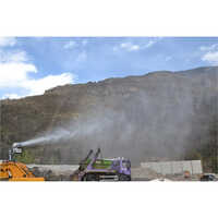 Industrial Dust Suppression System - Stainless Steel, Atomizing Nozzles | Mist/dry Fog, Hollow Cone Spray, Electric/diesel Power