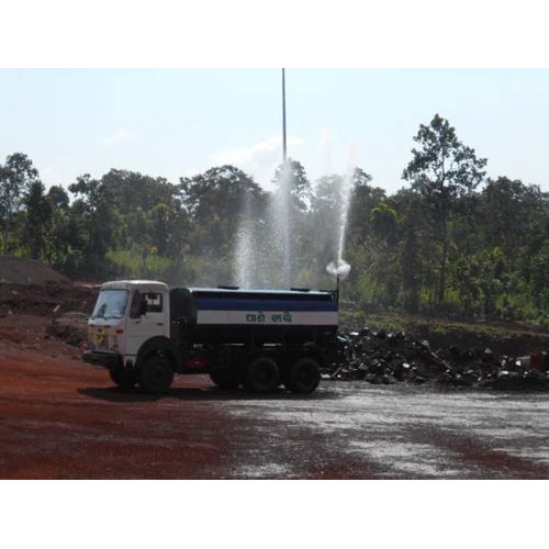 Gray Steel Portable Dust Suppression System