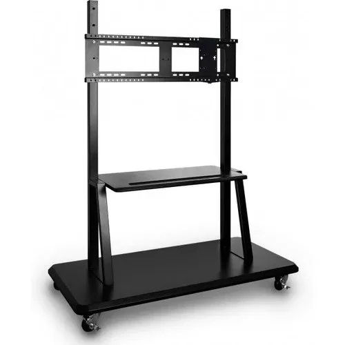 Black Floor Mount Stand For Interactive Panel