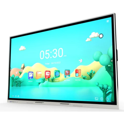 TRUE VIEW 65 Inch Education Interactive Display - Black, 65 Inch Dimensions, Rectangular Shape | Designed for Enhanced Learning Experiences