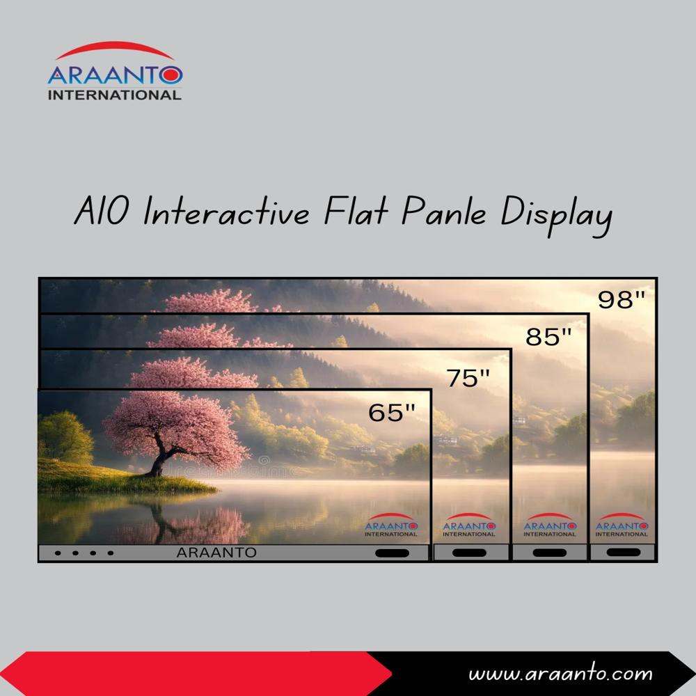 70 x 41 Black ARAANTO  Interactive Flat Panel