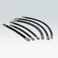 Air Brake Hose Assembly - Hydraulic Manual Control, Customizable Dimensions, Standard Black Color, Ideal For Industrial Applications
