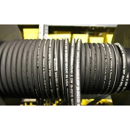 Black Parker Hydraulic Hose