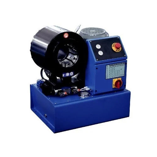 Blue Automatic Hose Crimping Machine