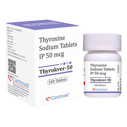 50Mcg Thyroxine Sodium Tablets Ip Purity: 100%