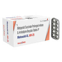 Metoprolol Succinate Prolonged Release And Amlodipine Besylate Tablets IP