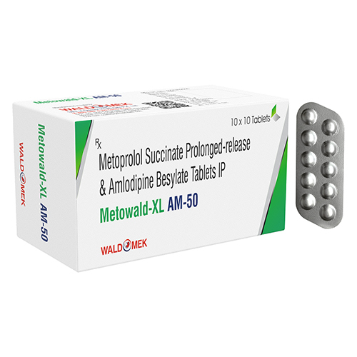 Metoprolol Succinate Prolonged Release And Amlodipine Besylate Tablets IP