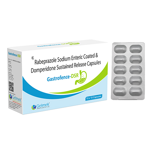 Rabeprazole Sodium Enteric Coated And Domperidone Sustained Release Capsules