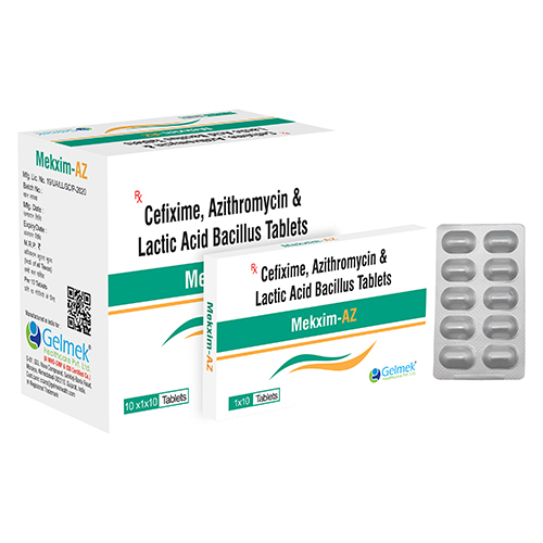 Cefixime Azithromycin And Lactic Acid Bacillus Tablets