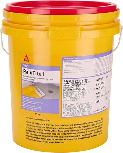 Sika Raintite I Acrylic Based Multipurpose Polymer For Repair And Waterproofing - Application: Industrial