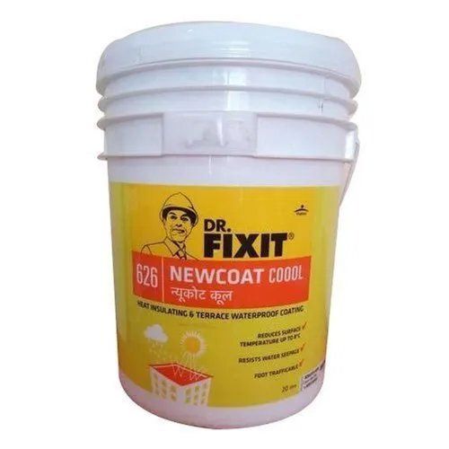 Dr Fixit Newcoat Cool Waterproof Coating For Roofs & Terraces