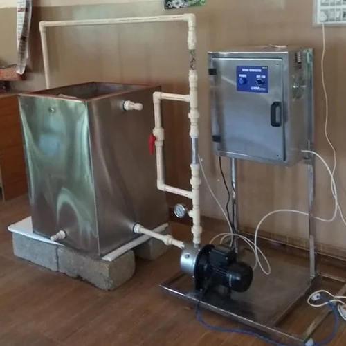 Industrial Ozone Generator - Metal, 1000 m3/hour Capacity | 230V Electrical Power, 50Hz Frequency, Manual Automation