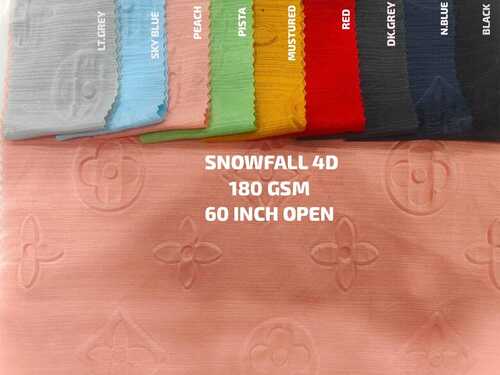 Knitted Snowfall 4D Lycra Fabric