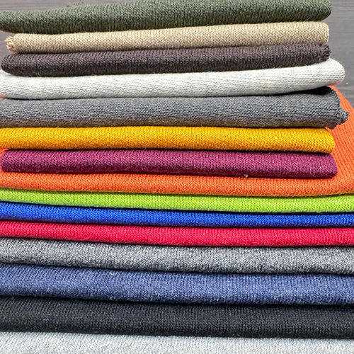 Multi Colours Loop Knitted Fabric