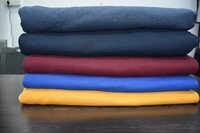 Navy Color Loop Knit Raising Fabric
