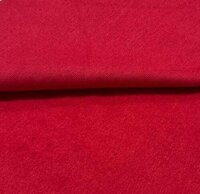 Red Color Loop Knit Raising Fabric