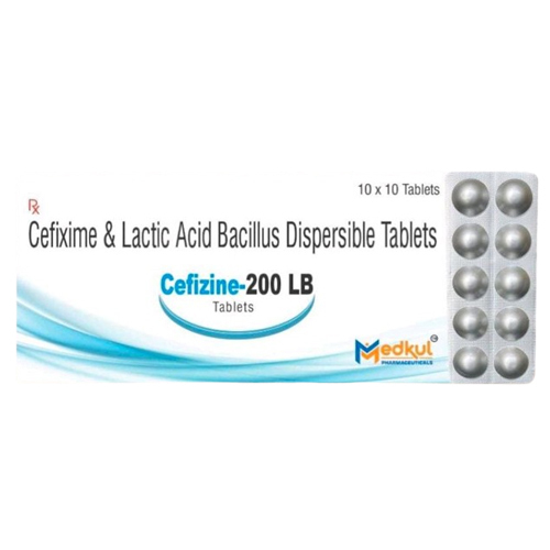 Cefixime And Lactic Acid Bacillus Dispersible Tablets