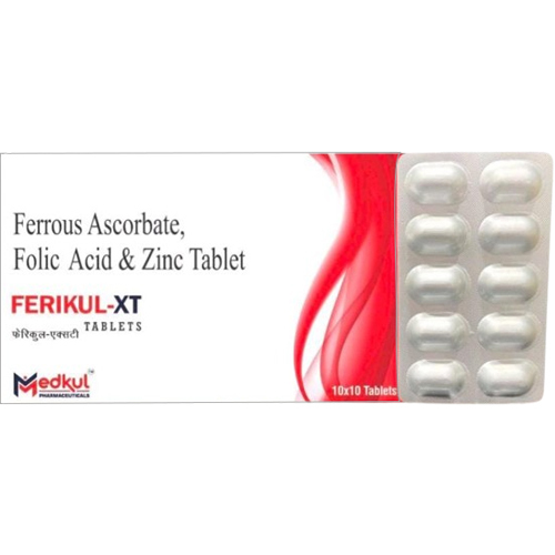 Ferrous Ascorbate Folic And Zinc Tablets
