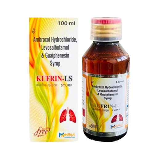 100ml Ambroxol Hydrochloride Levosalbutamol And Guaiphenesin Syrup