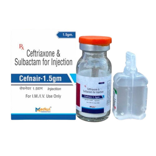 1.5gm Ceftriaxone And Sulbactam For Injection