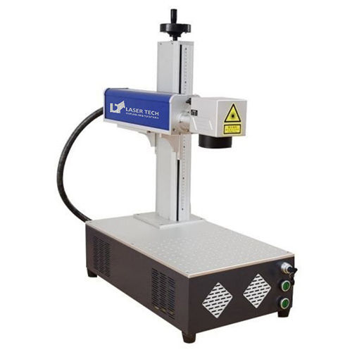 White Tabletop Fiber Laser Marking Machine