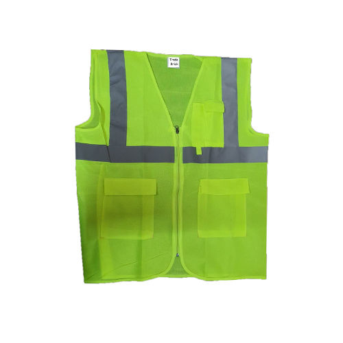 Safety Reflective Jacket With Chain Closure