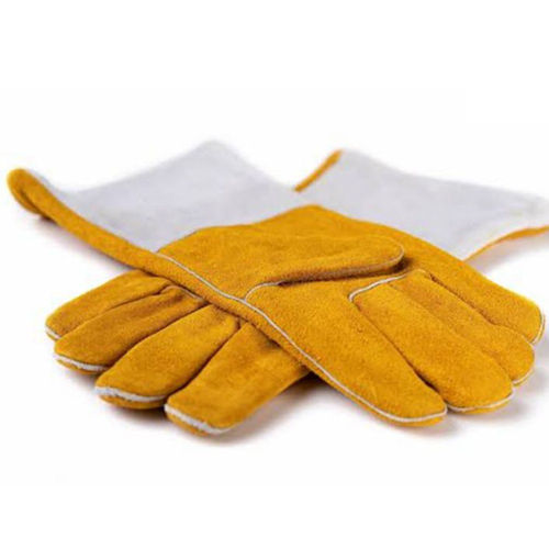 Multicolor Heavy Engineering Leather Gloves