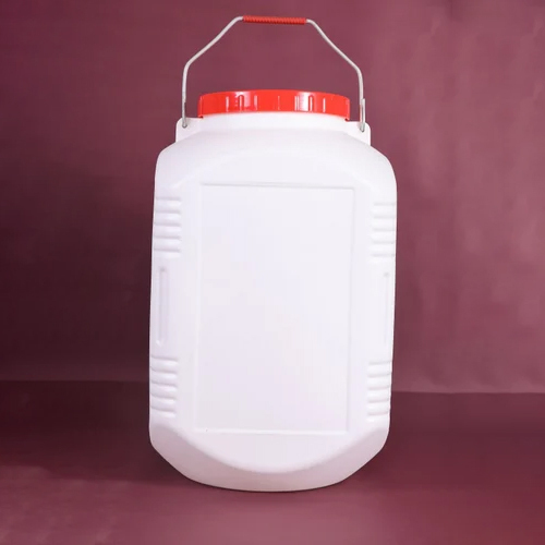 White HDPE Can With Handle