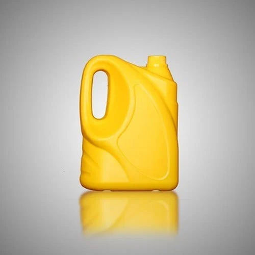 Yellow Plastic Edible Oil Container