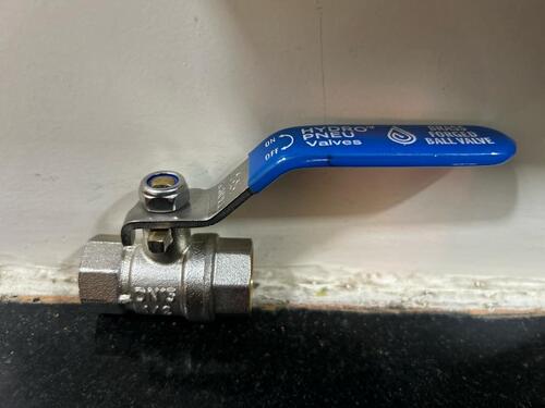 25mm HydroPneu Brass Ball Valve (BV)