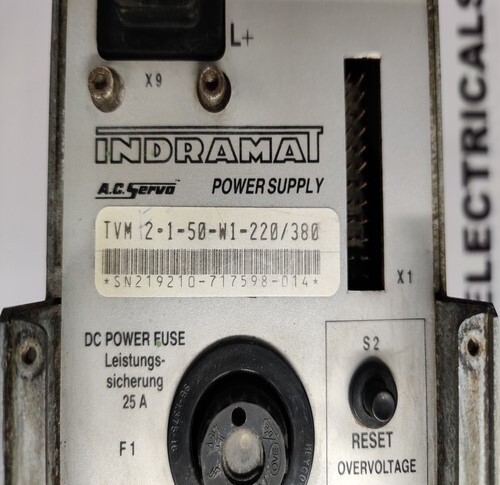 INDRAMAT TVM2.1-50-W1-220/380 AC SERVO DRIVE
