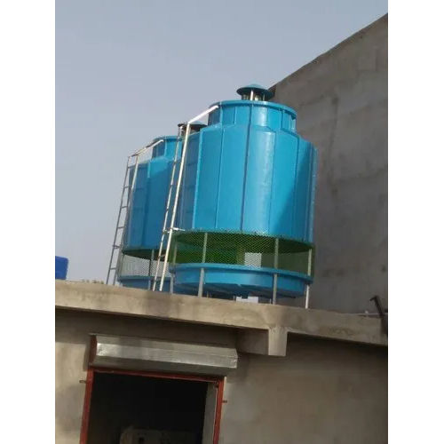 Blue Forced Draft Cooling Tower