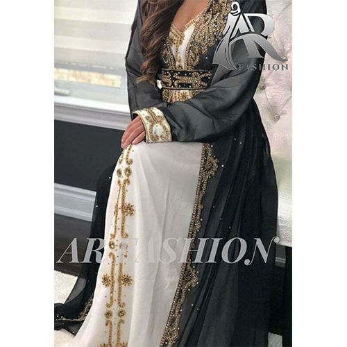 Multicolor Grey With White Kaftan Jackets