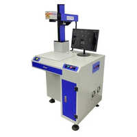 Bearing Laser Marking Machine - Fiber Laser, 50w Power, 220v Voltage, 300mm Marking Area, 8000 Mm/s Marking Speed | Air Cooling, New Condition, Standard Size, 1 Year Warranty