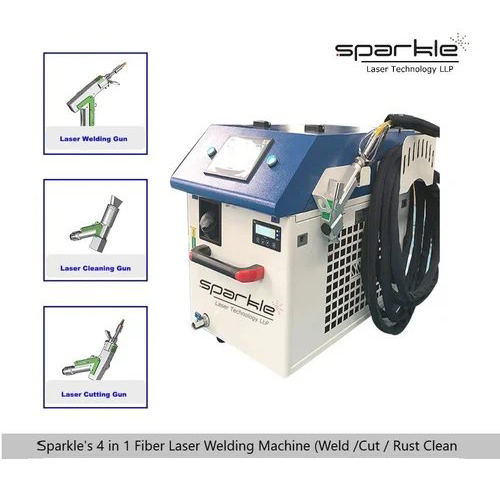 3 In 1 Fiber Sparkle Laser Welding Machine