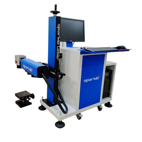 360 Sparkle Laser Marking Machine For Machine Parts