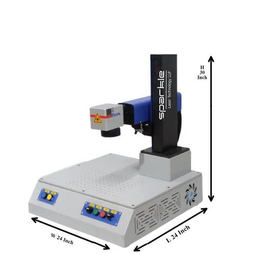 Laser Hallmarking Machine For Rose Gold Jewellery