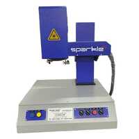 Laser Hallmarking Machine - 70x110x150 Mm, Blue/gray | Speed 7000 Mm/s, 5-7 Bar Air Pressure, Cnc Control, Air Cooling, Â±0.01 Mm Accuracy, 1 Year Warranty